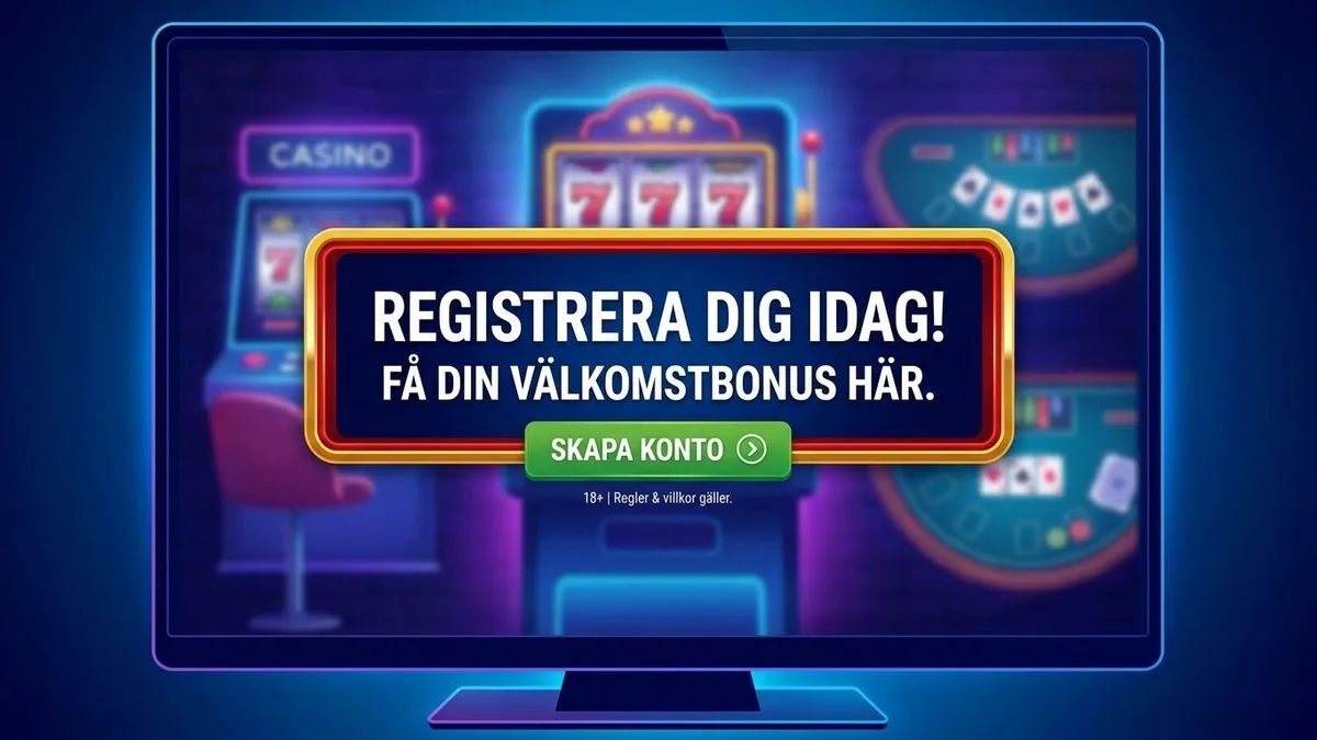Registrera dig med bonus